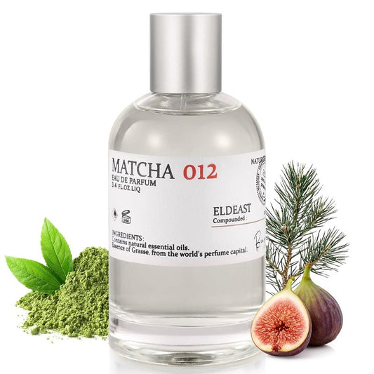 Matcha 012 Perfume - Unisex Oriental Fragrance with Matcha Tea, Fig & Cedar | 3.4 oz / 100 ml