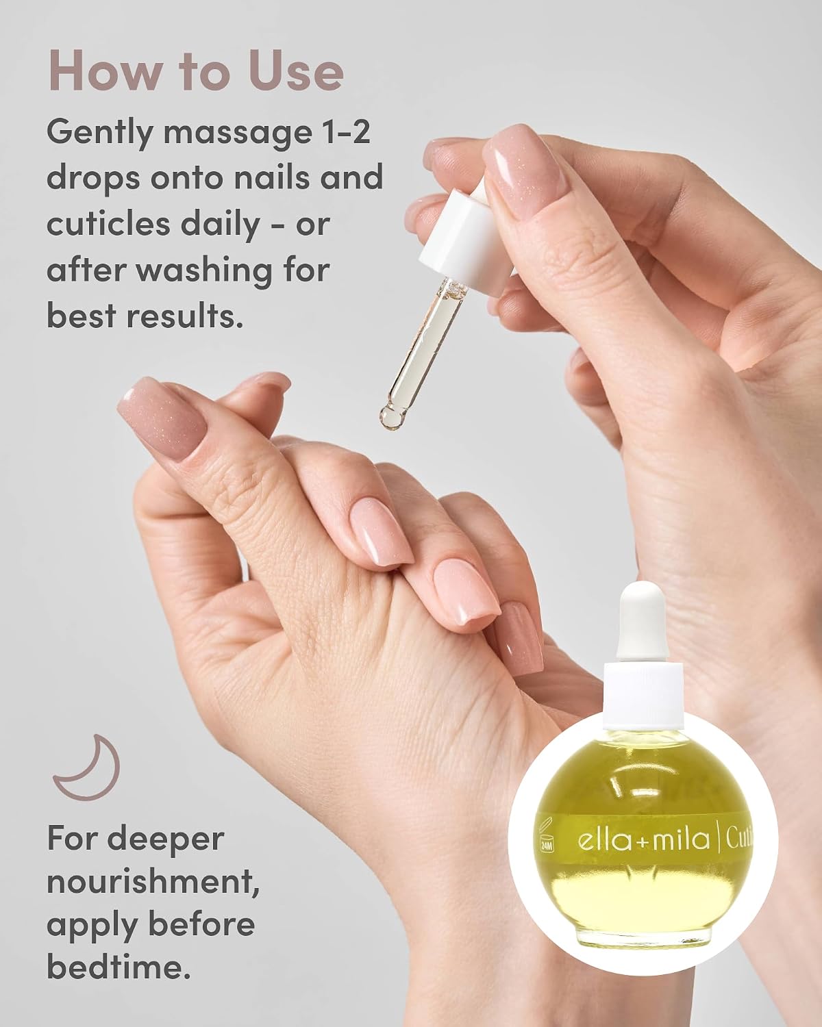 Fragrance-Free Cuticle Oil - Pure Tsubaki & Argan Nail Treatment | Vegan, 2.3 fl oz