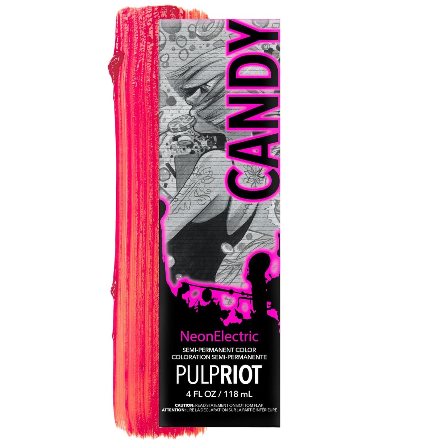 Pulp Riot Semi-Permanent Hair Color - Long-Lasting Vibrancy, Vegan Formula | 4oz Tube, Lasts Up To 40 Washes