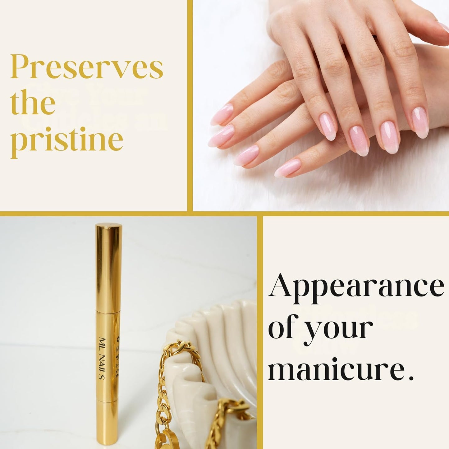 Cuticle Oil Pen - Moisturizing Nail Strengthener with Jojoba Oil & Vitamin E | Quick-Absorbing 3mL Rose
