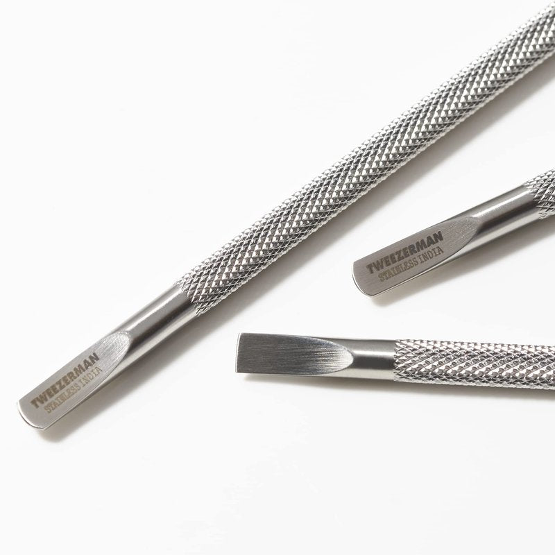 Tweezerman Cuticle Pusher and Nail Cleaner (Stainless Steel)