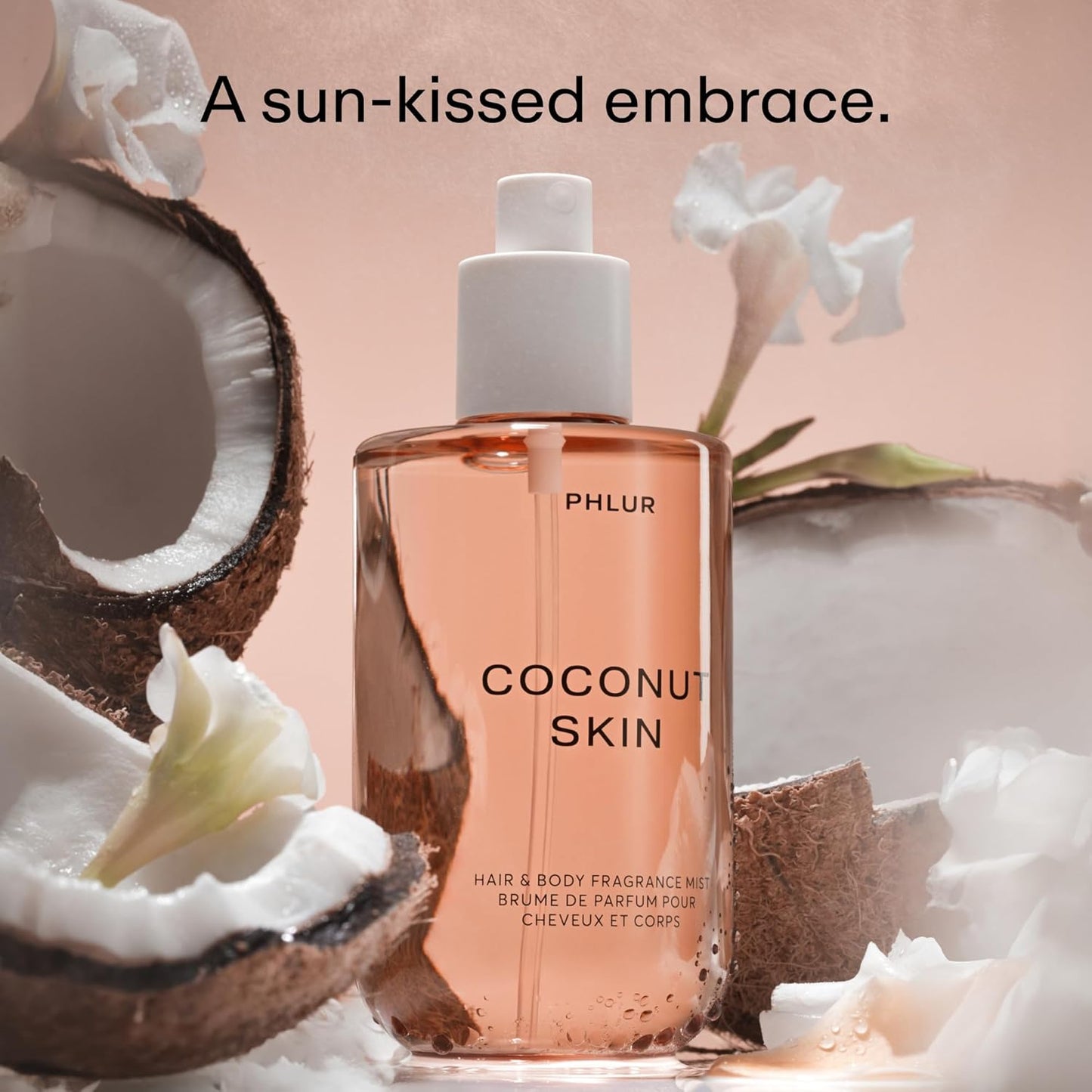Coconut Skin Body Mist | Women's Hair & Body Perfume - 8 Fl Oz, Fresh Coconut & Caramel Fragrance