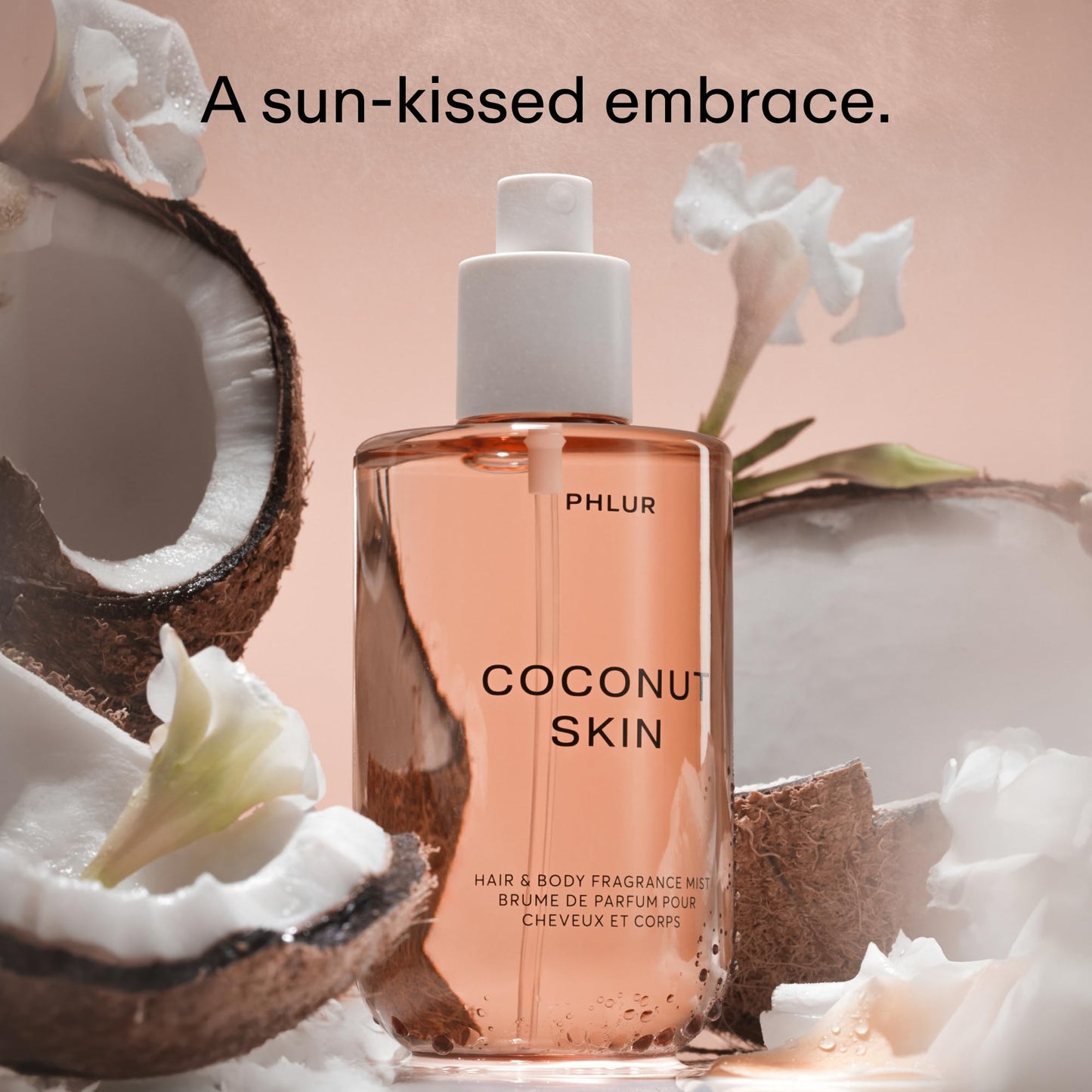PHLUR Coconut Skin Body Mist, 3 Fl Oz – Hair and Body Perfume