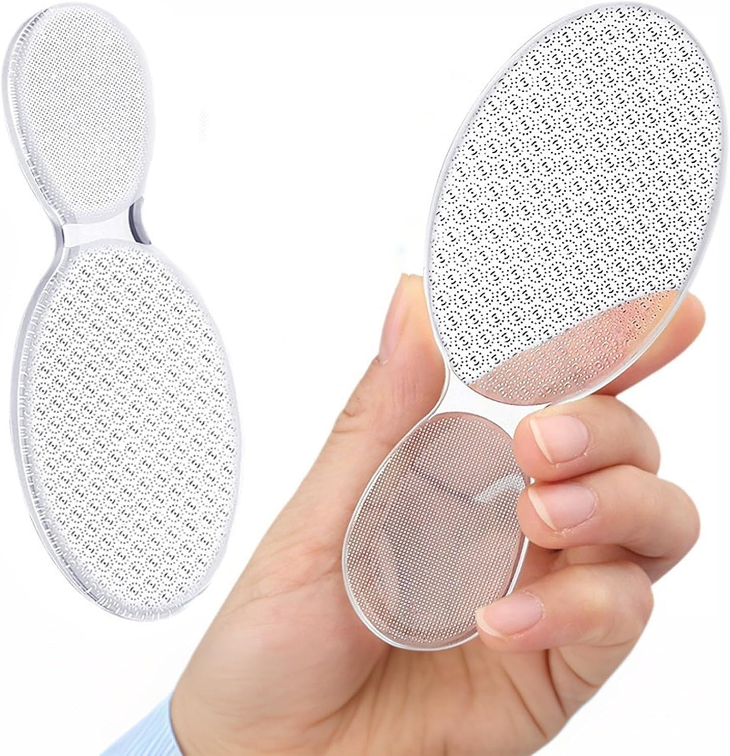 Nano Foot File - Callus Remover & Scrubber Tool for Dead Skin | Portable Pedicure Solution for Wet & Dry Feet