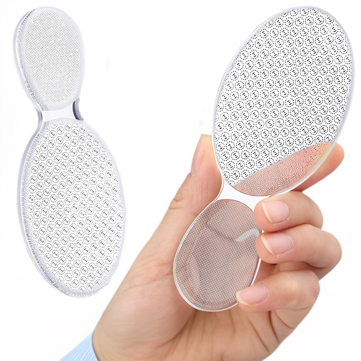 Nano Foot File, Foot Scrubber Callus Remover, Foot Care Pedicure Tool, Foot File with Nano-Level Grinding Points, Portable Foot Scrubber for Dead Skin Removal, Cracking, Wet and Dry Feet
