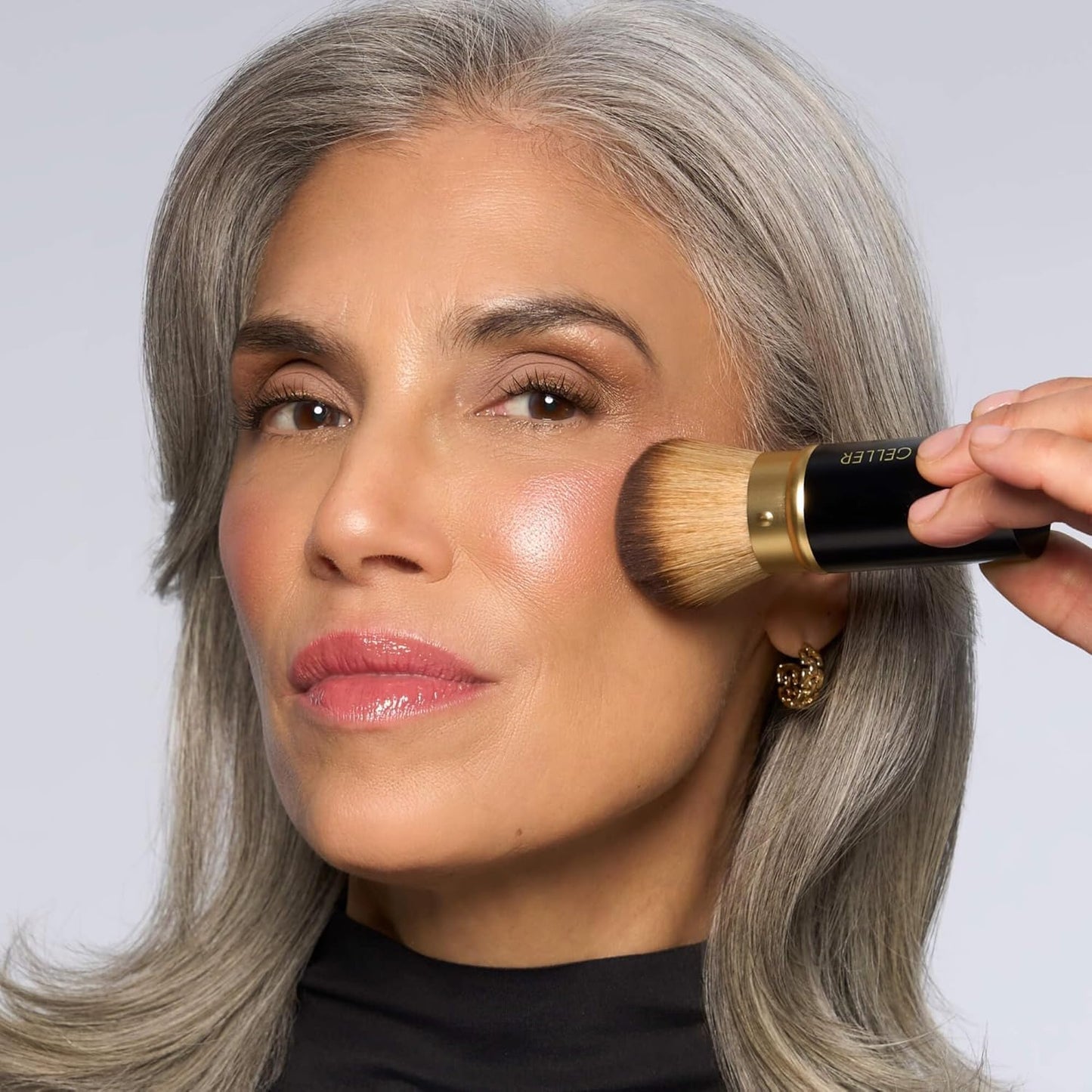 LAURA GELLER Baked Icons Complete Full Face Palette, Sand | All-in-One Makeup Palette with Baked Foundations, Blush, Bronzer, Highlighter, Eyeshadows | Coverage for Mature Skin | Travel-Friendly
