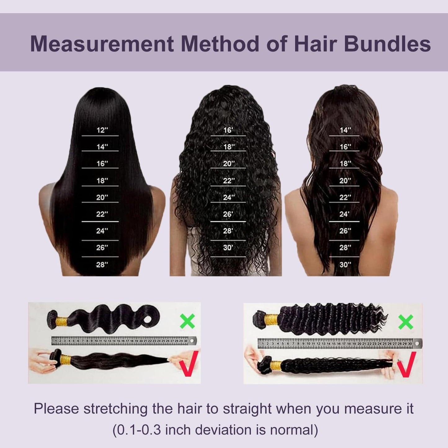 Deep Wave Human Hair Bundles, 13A Curly Bundles Human Hair, Wet and Wavy 100% Brazilian Virgin Quick Weave Deep Wave Bundle for Women (Bundles Natural Black)