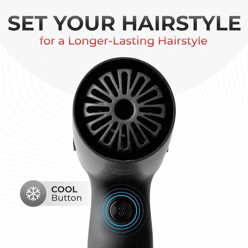 FHI Heat Innovator Pro Power Speed Hair Dryer - Ionic Technology, Quick-Dry, Lightweight | Diffuser Included, All Hair Types