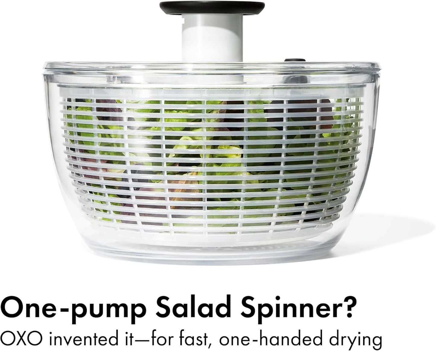OXO Good Grips Salad Spinner - Efficient Lettuce & Vegetable Washer | 6.22 Quart Capacity