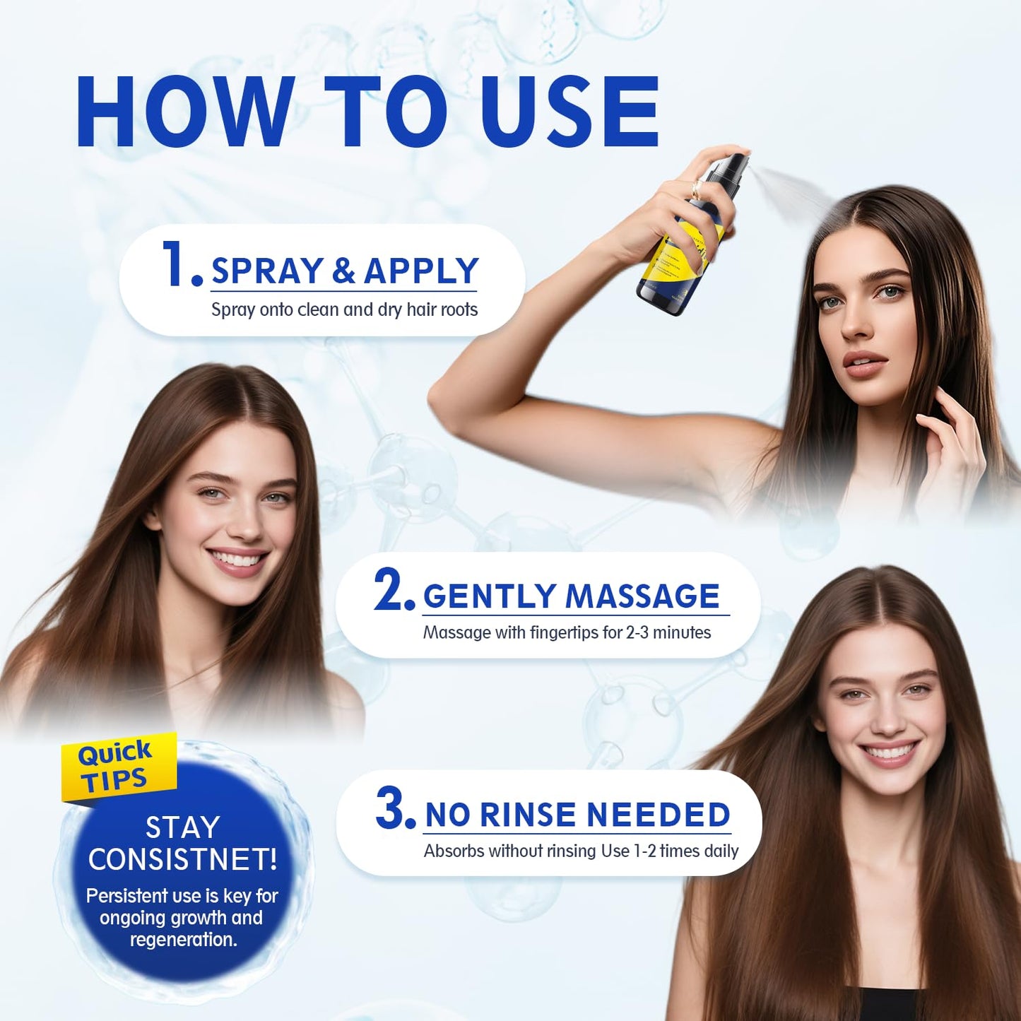 Minoxidil Hair Regrowth Treatment - 5% Solution with Biotin for Thinning Hair | 4 FL OZ/120mL