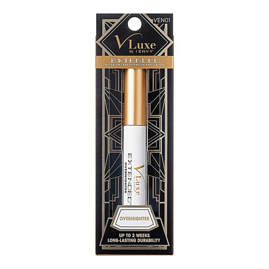 VLuxe DIY Eyelash Extension Overnighter, Lash Sealer For Extensions, Cluster, Individual False Lash, Long-Lasting Extended Wear Up to 14 Days, Smudge-Free Sealant Safe on Natural Lashes (0.18oz)
