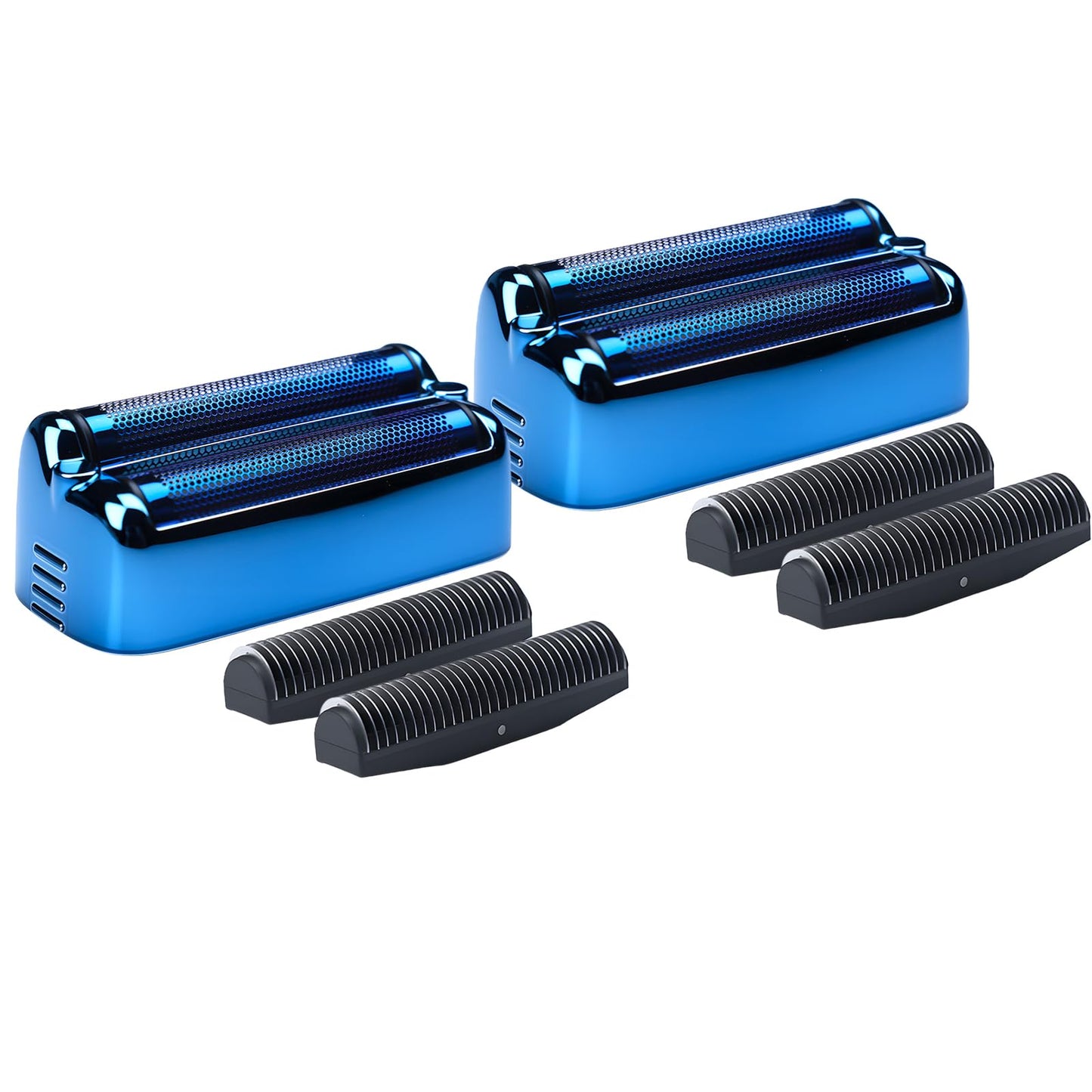 2-Pack Replacement Shaver Foil and Cutter Heads,Compatible with BaBylissPRO FXONE BlackFX Double Foil Stick Shaver, Double Replacment Foil (Black)