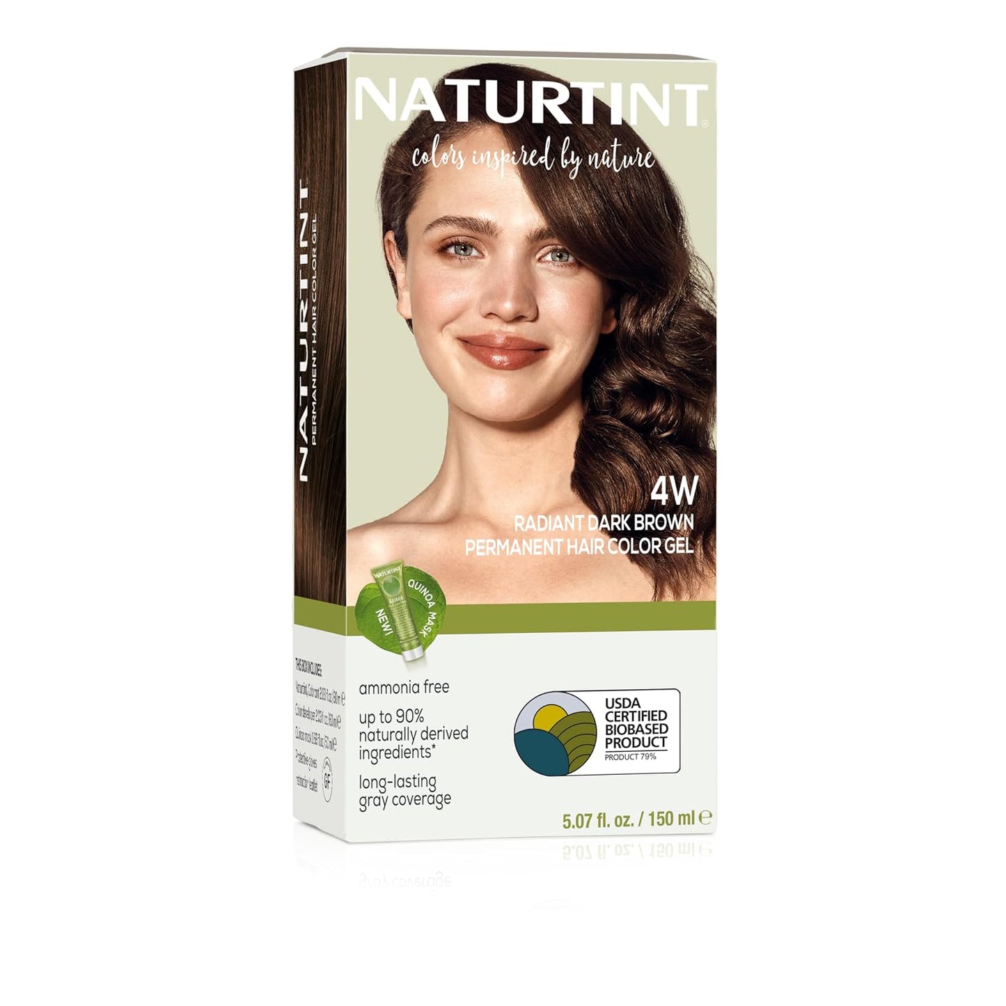 Naturtint 7N Hazelnut Blonde Permanent Hair Color | Ammonia-Free, Vegan, 100% Gray Coverage, Long-Lasting Results