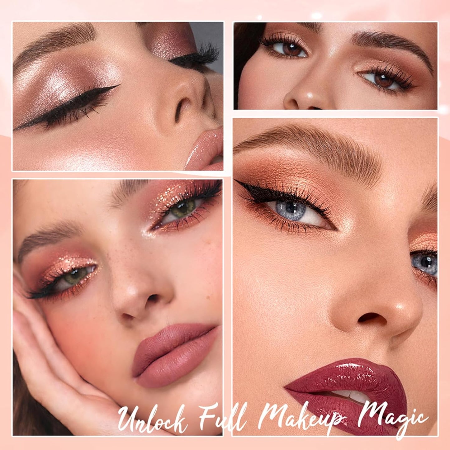 Professional Makeup Kit - 20 Color Waterproof Cosmetic Palette with Eyeshadow, Blush & Lip Gloss | Ideal Gift for Women & Teens