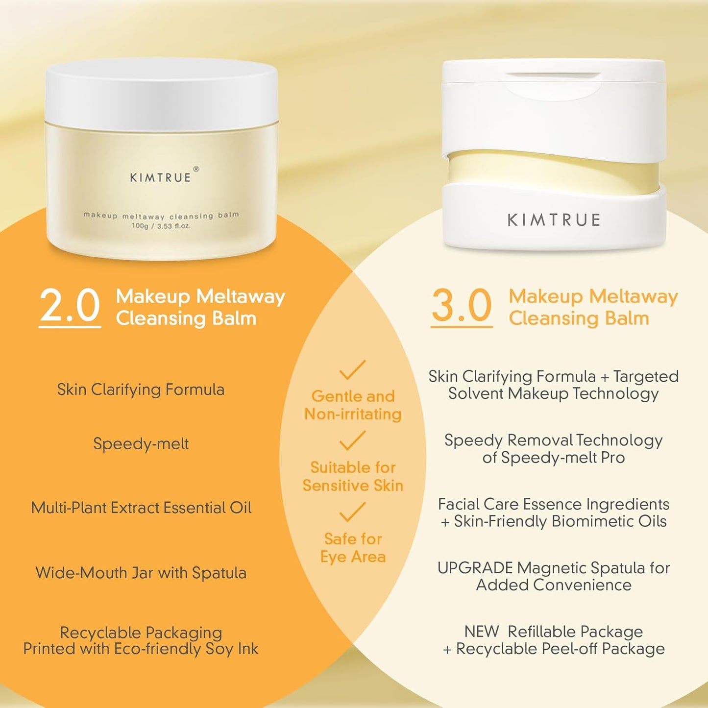 Meltaway Cleansing Balm - Gentle Makeup Remover for All Skin Types | Hydrating, Fragrance-Free - 3.38 oz