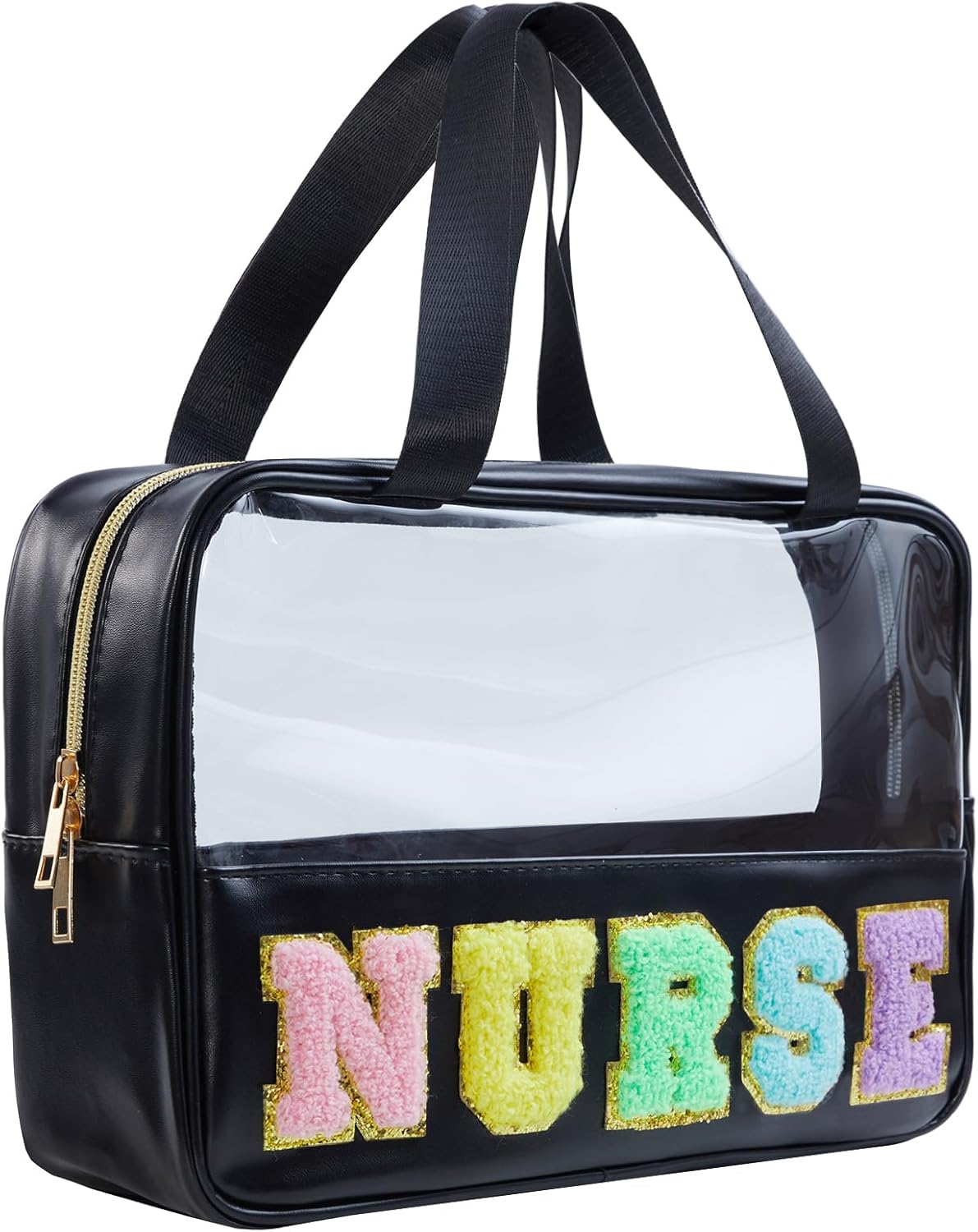 Ballet Bag - Preppy Chenille Letter Makeup Organizer | Waterproof Storage Case for Girls 4-6
