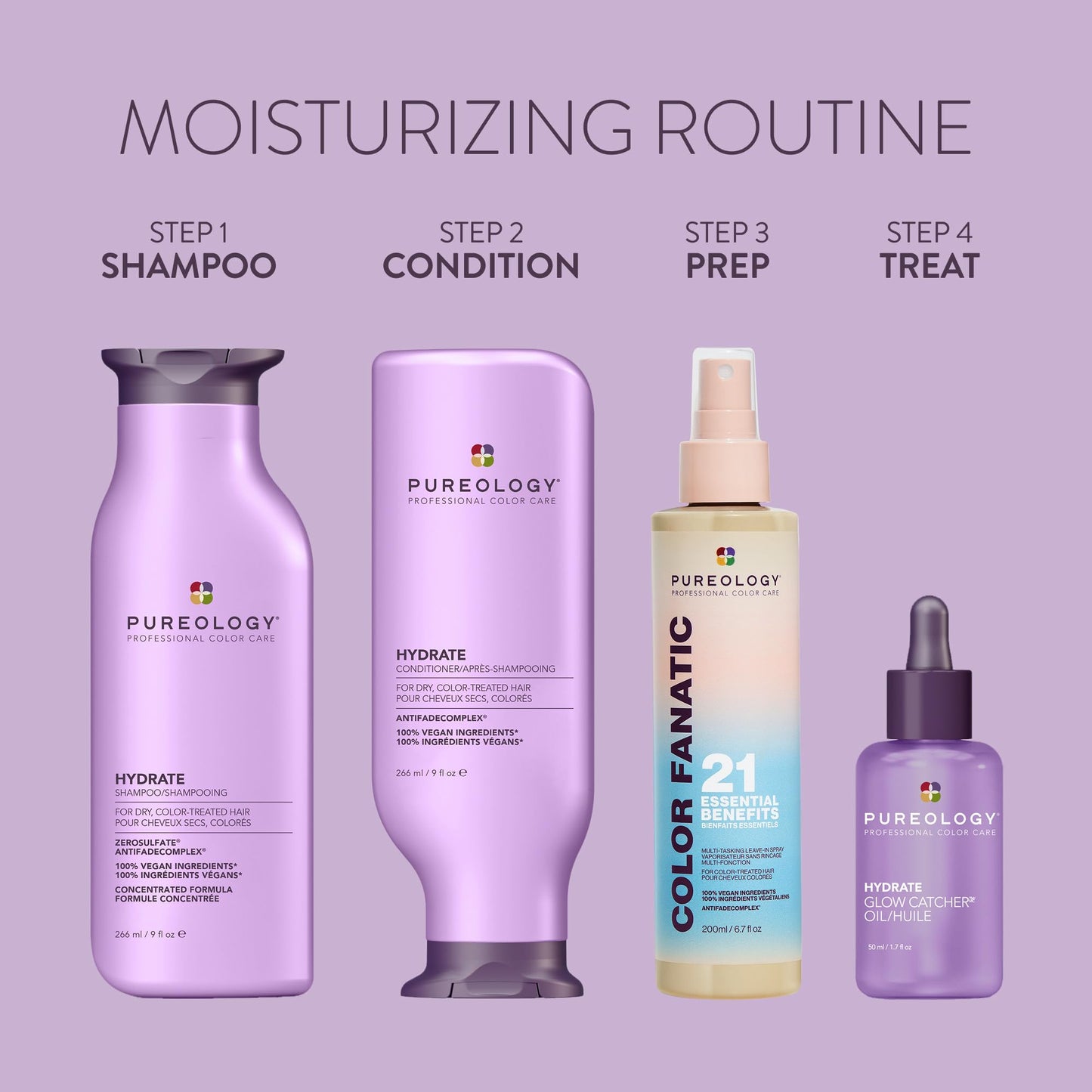 Pureology Hydrate Glow Catcher Hair Oil – Hydration & Shine For Dry Hair