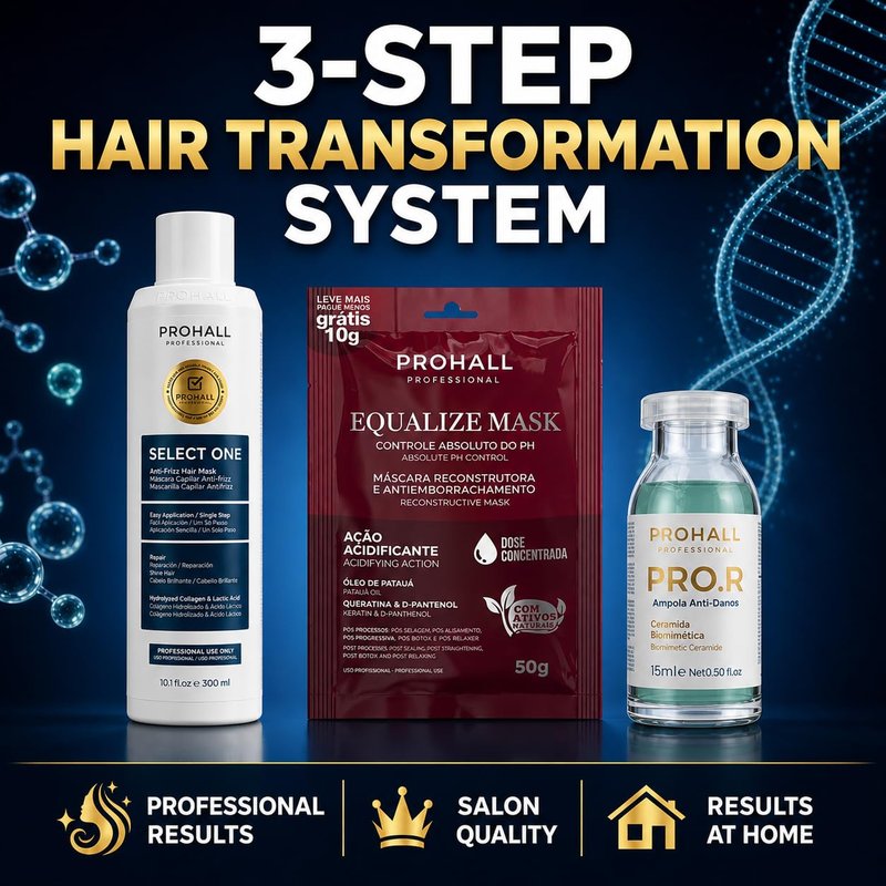 Brazilian Keratin Treatment - Formaldehyde-Free Blowout Complex | 10.1oz Queratina Brasileña for Smooth Hair