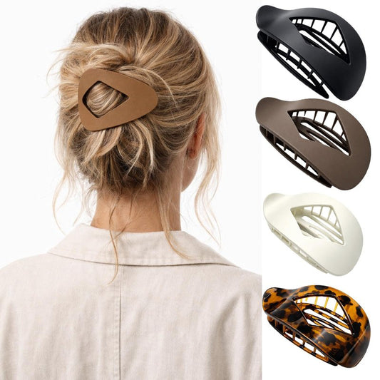 4-Pack Duckbill Hair Clips for Women,Flat Claw Design,Solid Color,Casual Elegant for Thick or Thin Hair,Suitable for All Hair Lengths