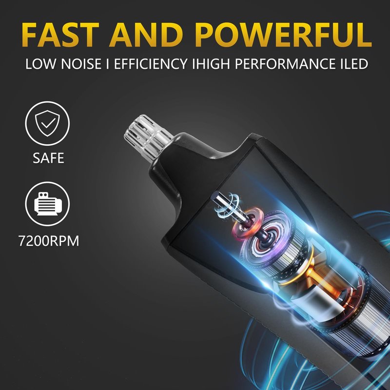Bomic Manscape 3-in-1 Body Trimmer for Men, Groin, Pubic & Ball Hair Shaver No-Nick, Nose Hair Trimmer, Body Groomer for Smooth Shaving, Lightweight with Travel Lock, LED Display, IPX7 Waterproof