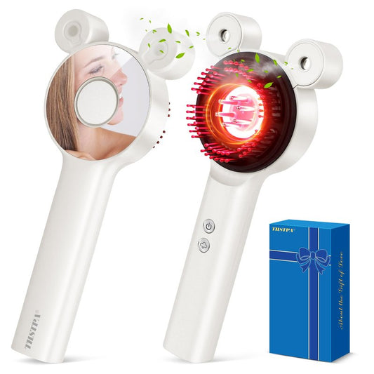 THSTPA Upgraded 4 in 1 Electric Scalp Massager with Red Light Therapy for Hair Growth, Hair Oil Applicator for All Hair Types, Electric Hair Brush, Gift