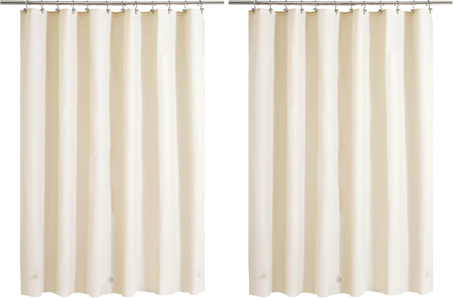 Clear Plastic Shower Liner - Premium Waterproof PEVA Curtain with Rustproof Grommets & 3 Magnets | Standard Size