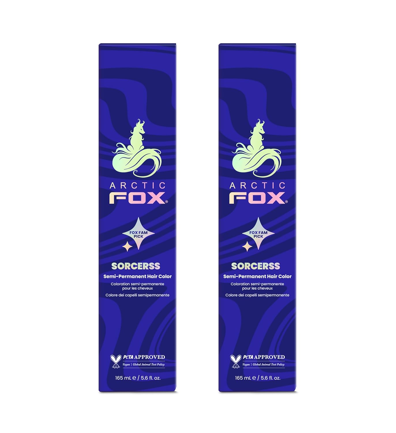 Arctic Fox Semi-Permanent Hair Dye - Vibrant Purple AF Color | Vegan, Ammonia-Free, 4 Fl Oz