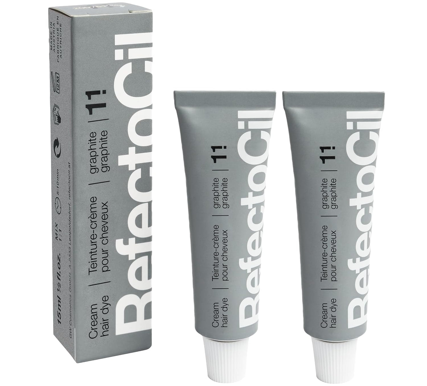 RefectoCil Cream Hair Dye 2-Pack | Long-Lasting Professional Hair Tint for Vibrant Color