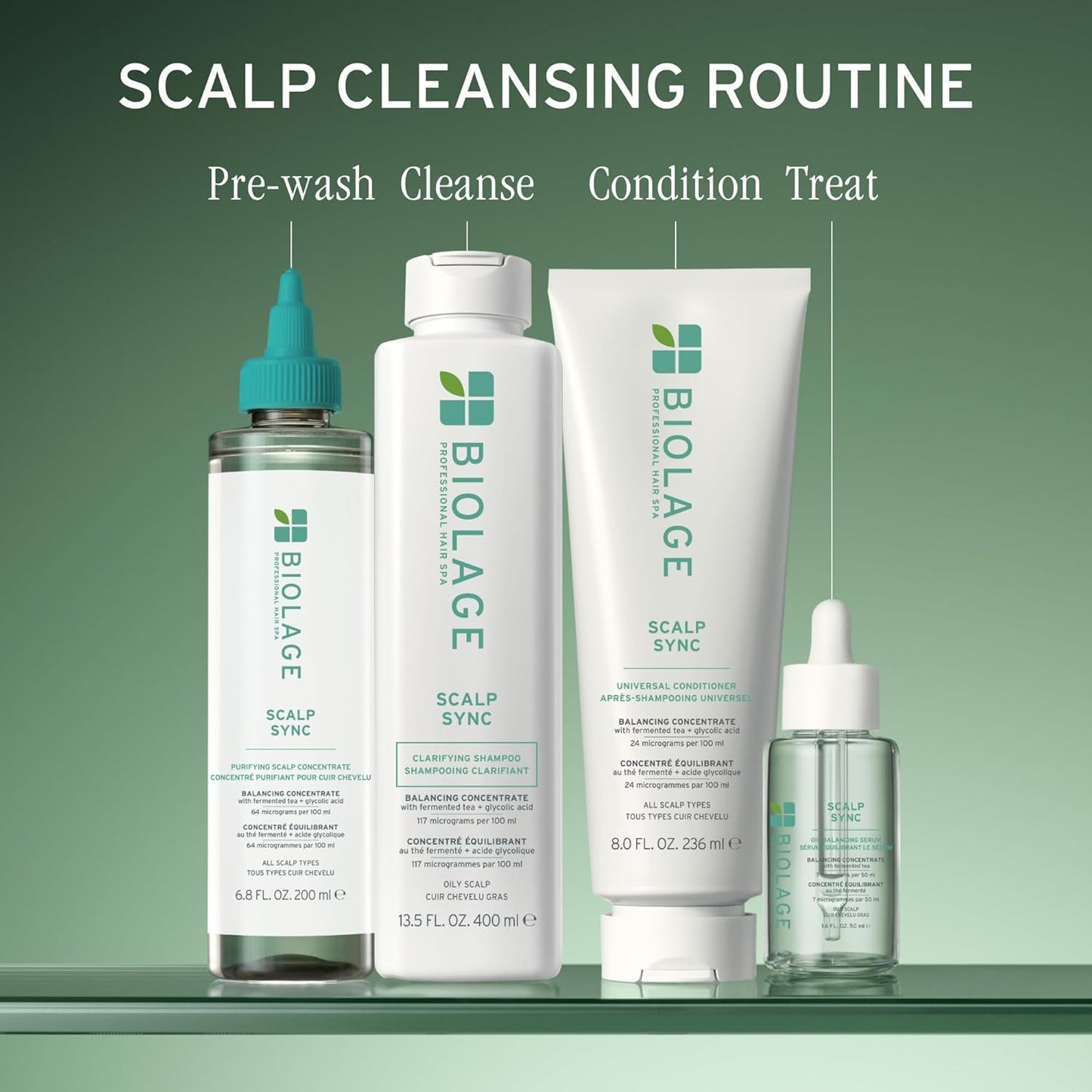 Biolage Scalp Sync Clarifying Shampoo - Deep Cleanse Oily Scalp | Residue & Buildup Remover