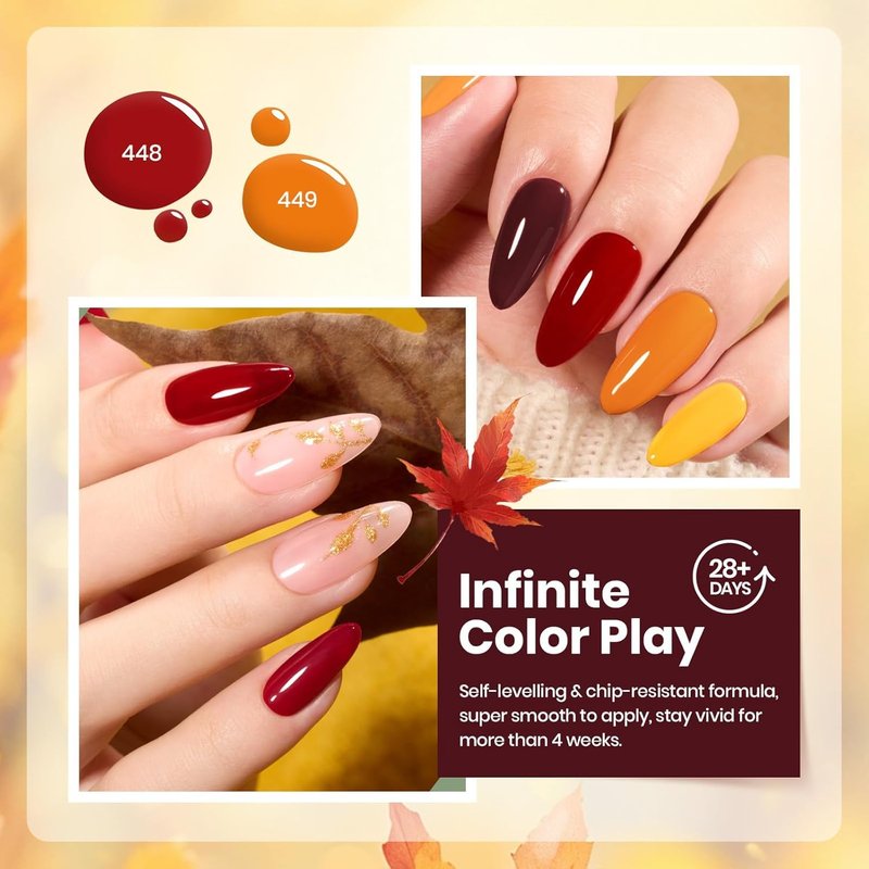 Beetles Gel Nail Polish Set - 6 Vibrant Colors for DIY Nail Art | UV/LED Compatible Manicure Kit