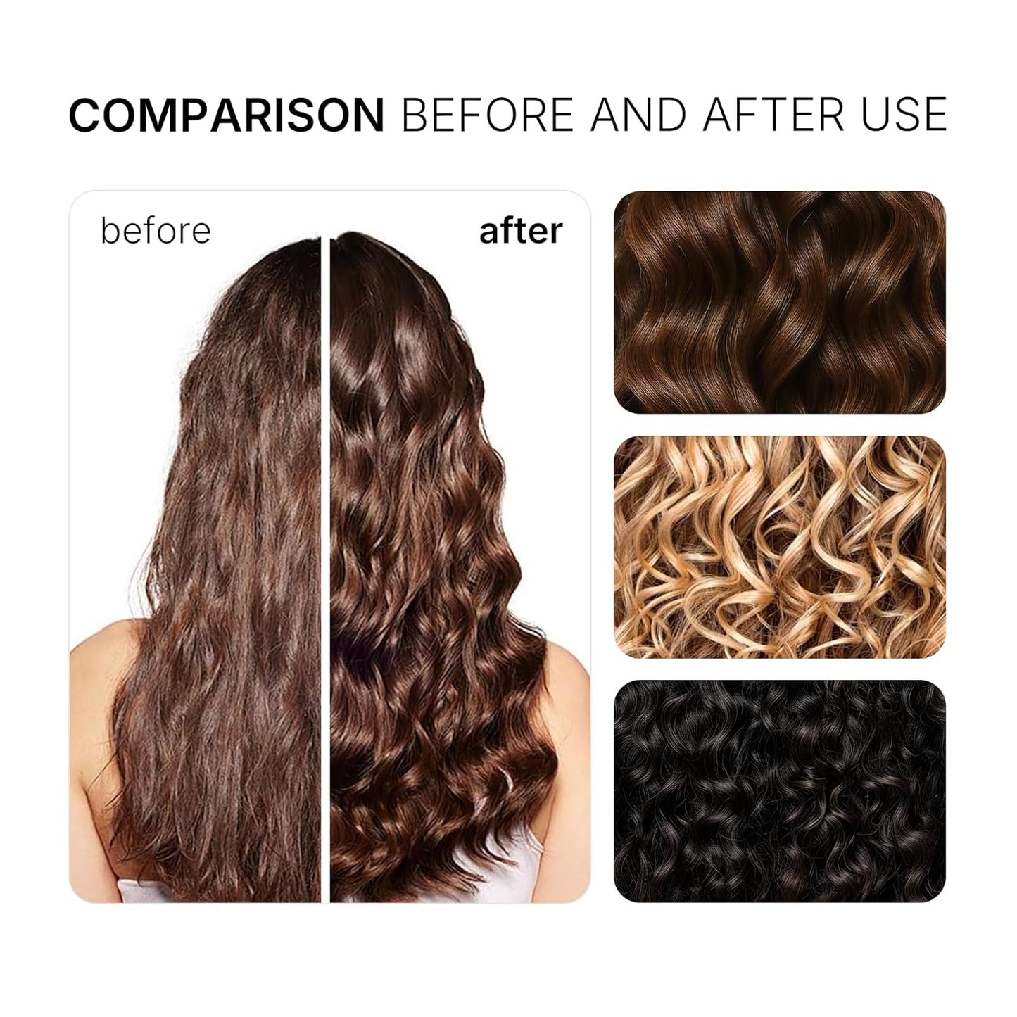 Curl Defining Cream - Leave-In Styling for Wavy, Curly & Coily Hair | Control Frizz & Add Shine, 100 mL
