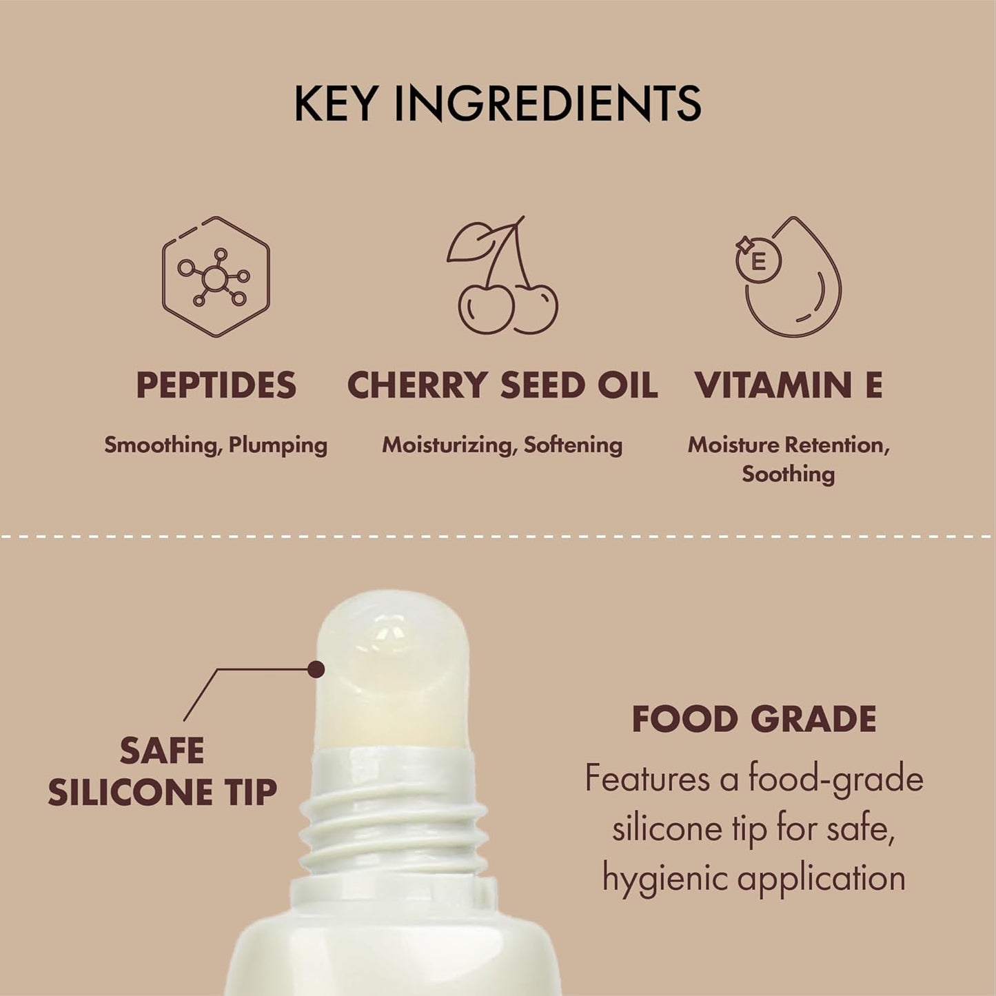 Tinted Lip Balm - Weightless Peptide Formula for Soft, Hydrated Lips | Sweet Bubblegum Flavor