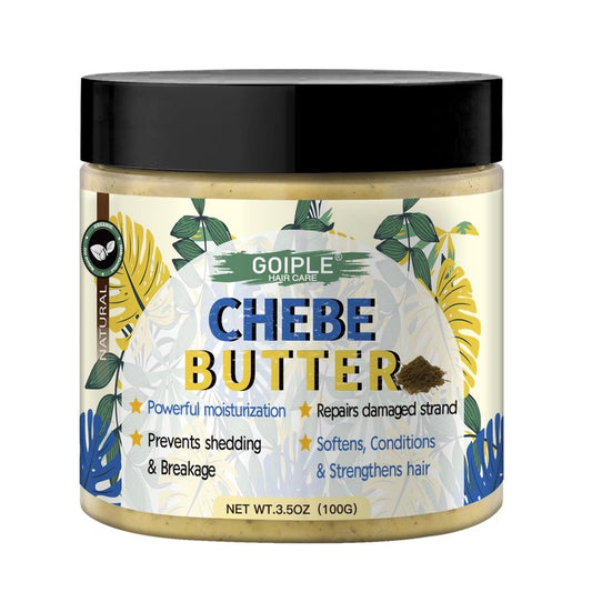 WOZUTUNT Chebe Butter For Hair Growth, Chebe Hair Butter Grease, Deep Moisturization, Thickening, Hair Growth Treatment, Unisex Adult, Yellow, 3.5 Ounce