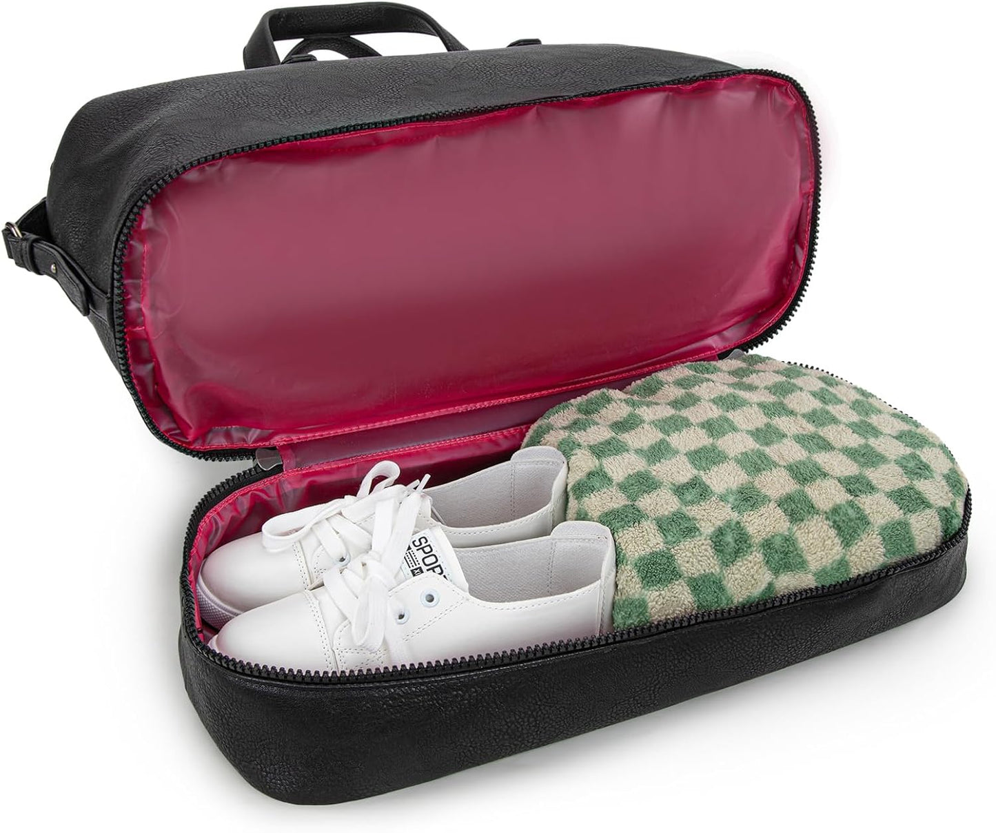 Travel Duffel Bag - Wrangler Carry-On Overnight Bag with Shoe Compartment | Women’s Weekender Bag - Black