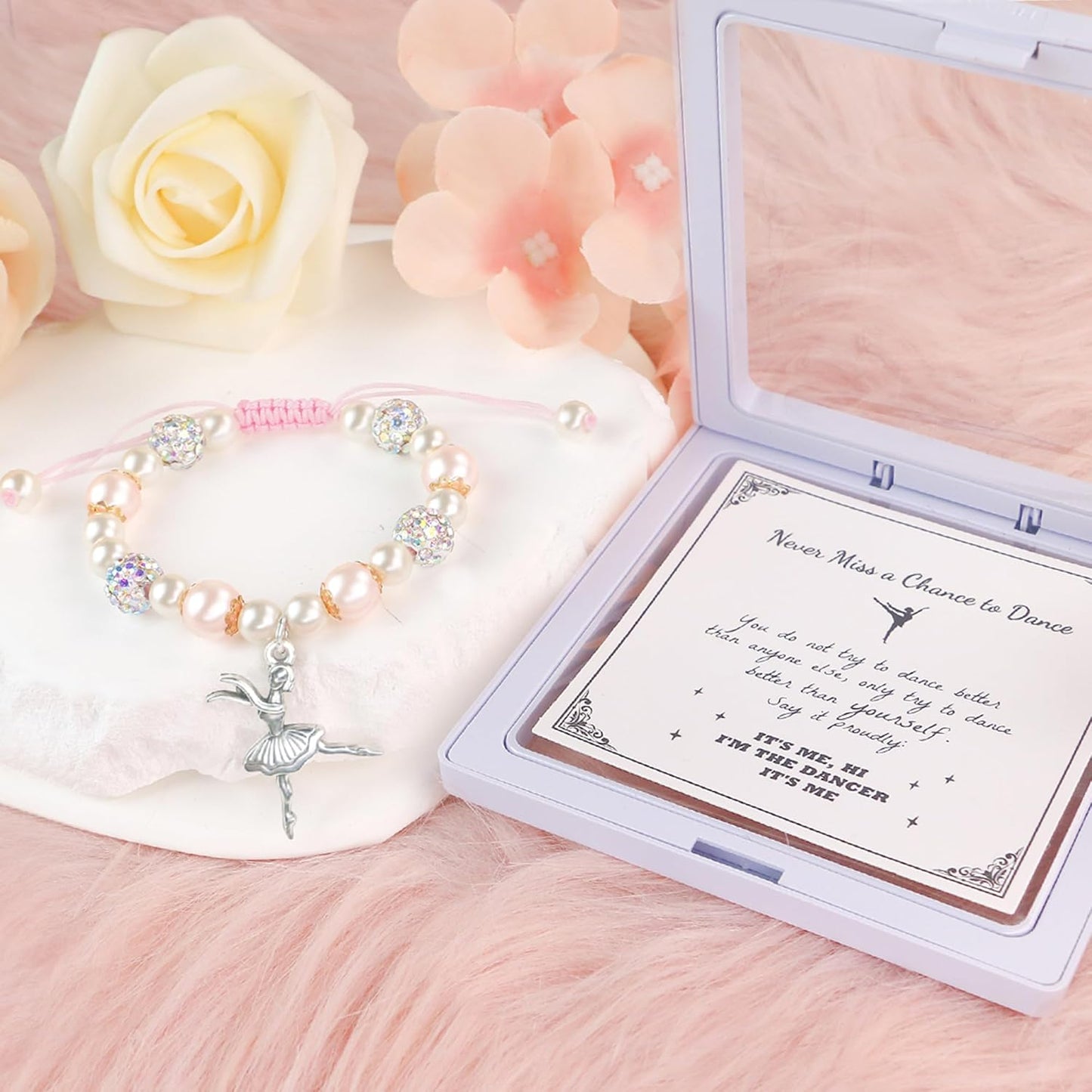 Handmade Dance Recital Gift Bracelet for Girls & Women | Perfect Birthday Gift for Best Friends, Sisters, & Moms