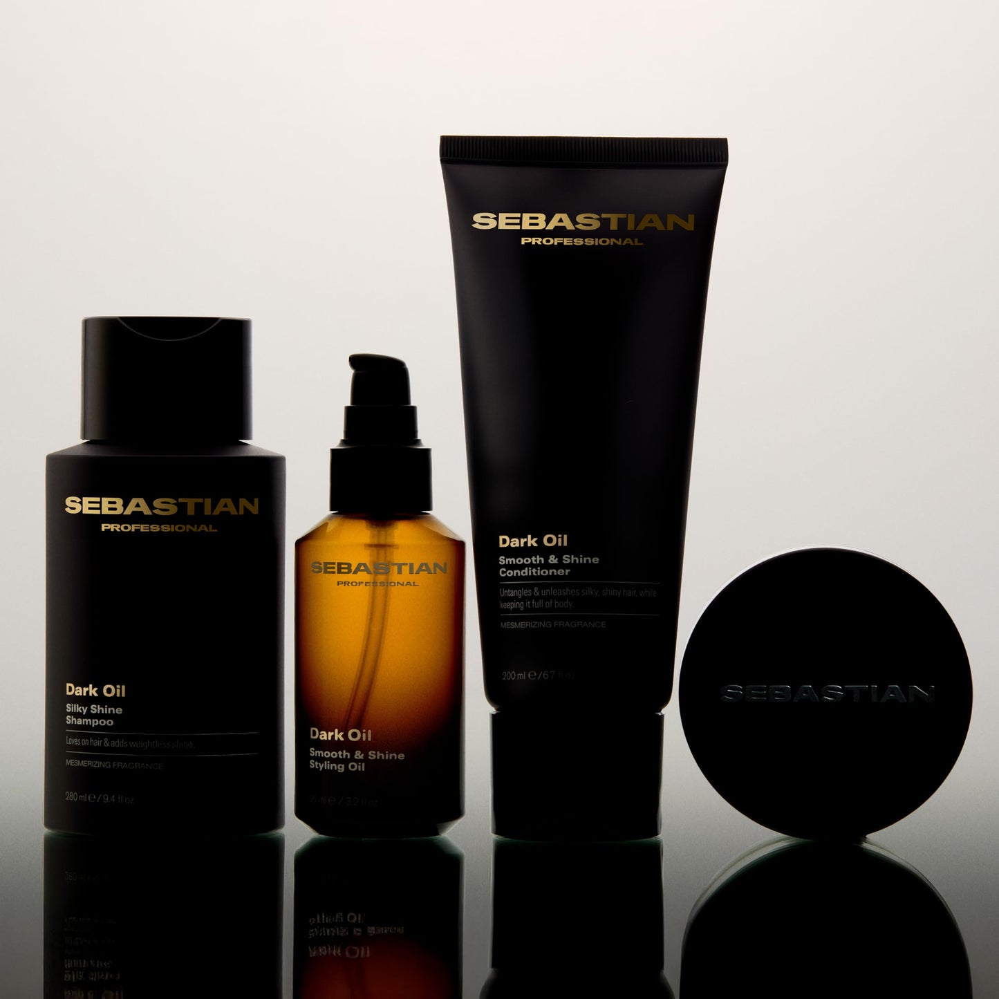 Sebastian Professional Dark Oil Lightweight Shampoo | Infused with Jojoba & Argan Oil | 33.8 Fl Oz (Pack of 1)
