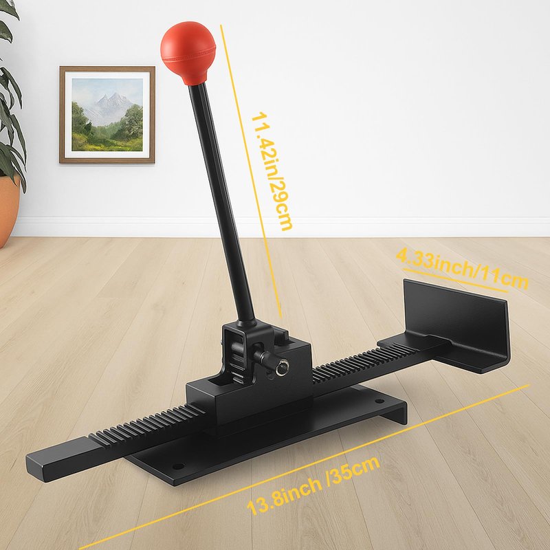 Heavy Duty Ratcheting Hardwood Floor Jack Tool for Wood, Laminate & Vinyl Flooring,Flooring Jacks for Hardwood Floors, Professional Board Tightening & Positioning Aid ﻿