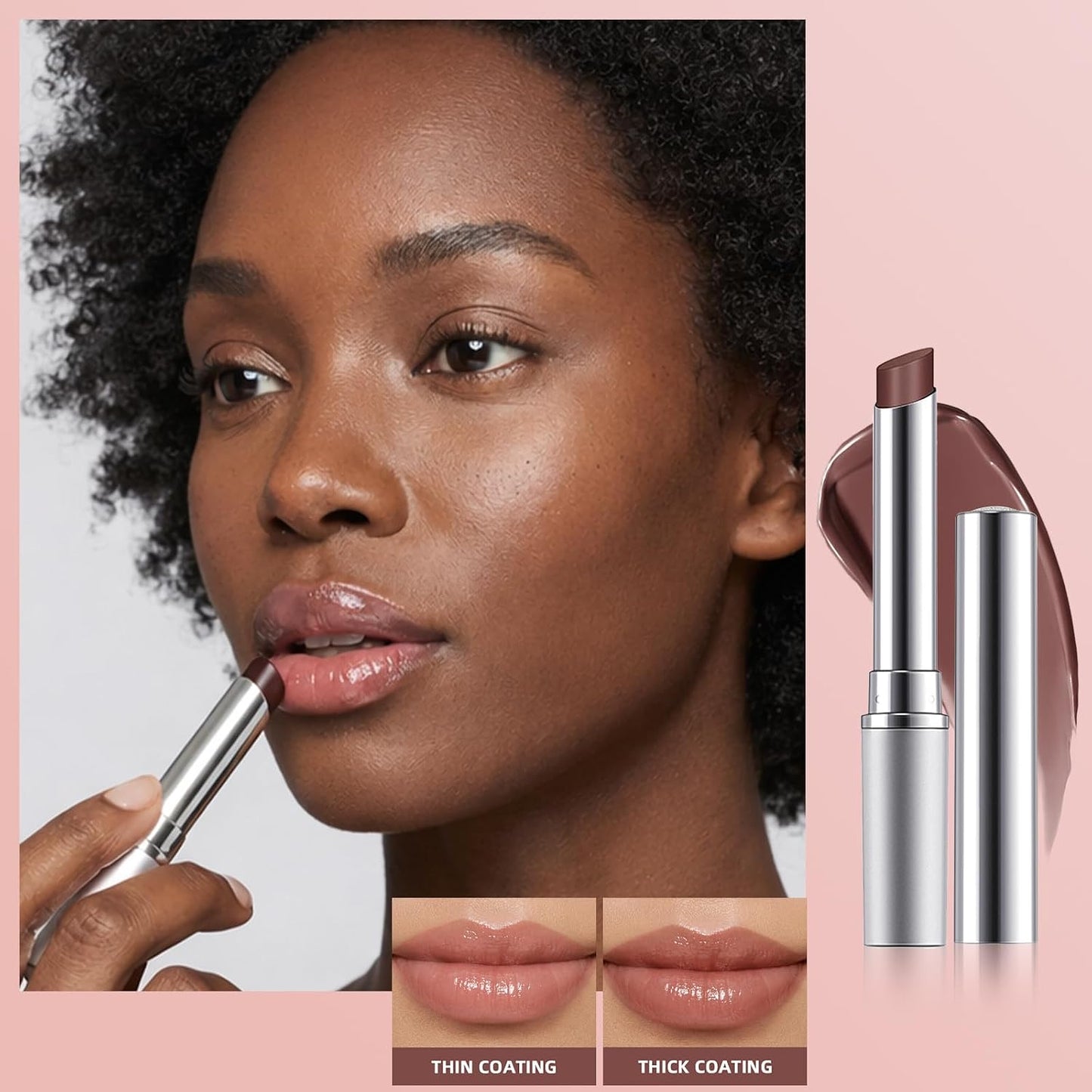 Erinde Honey Lipstick Tinted Lip Balm - Sheer Hydrating Formula for All Skin Tones | Moisturizing Black Cherry Tint (3PCS)
