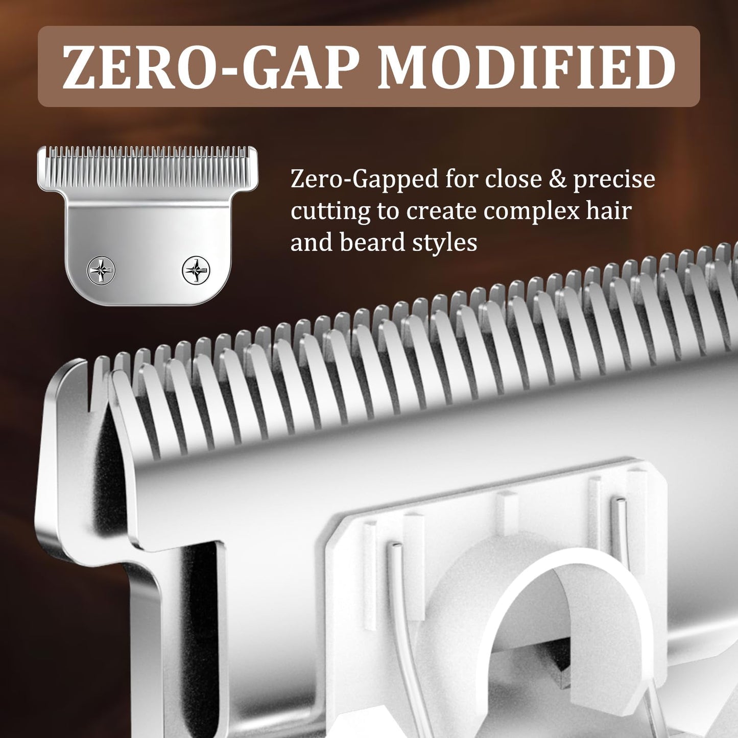 T-Blade Detachable Replacement Blades Compatible with Wahl Trimmers 9864/9864SS/9686/9818A/9854L/9876L/WSS3L/SS2L,High-Quality 440C Stainless Steel,0.5mm Precision Cut, Professional Grooming,1 Pack