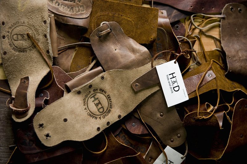 Hide & Drink, Rustic Leather Sunglass Wrap, Slim Travel, Soft Eye Glasses Storage, Handmade Includes 101 Year Warranty
