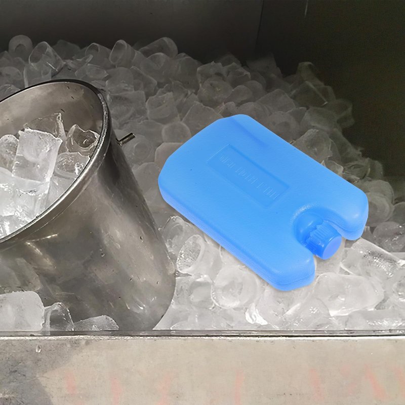 Housoutil Reusable Ice Packs, 4pcs Reusable Ice Blocks for Portable Air Conditioner Medium Freezable Cooling Packs for Evaporative Cooler Lunch Box Fan