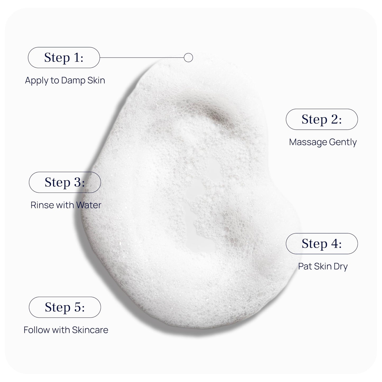 PUREANCE Cleansing Foam - Face Wash for Women - Gentle Foaming Facial Cleanser - Sensitive Skin Facewash - With Calendula, Chamomile, Lactic Acid & More - 5.07 Fl Oz