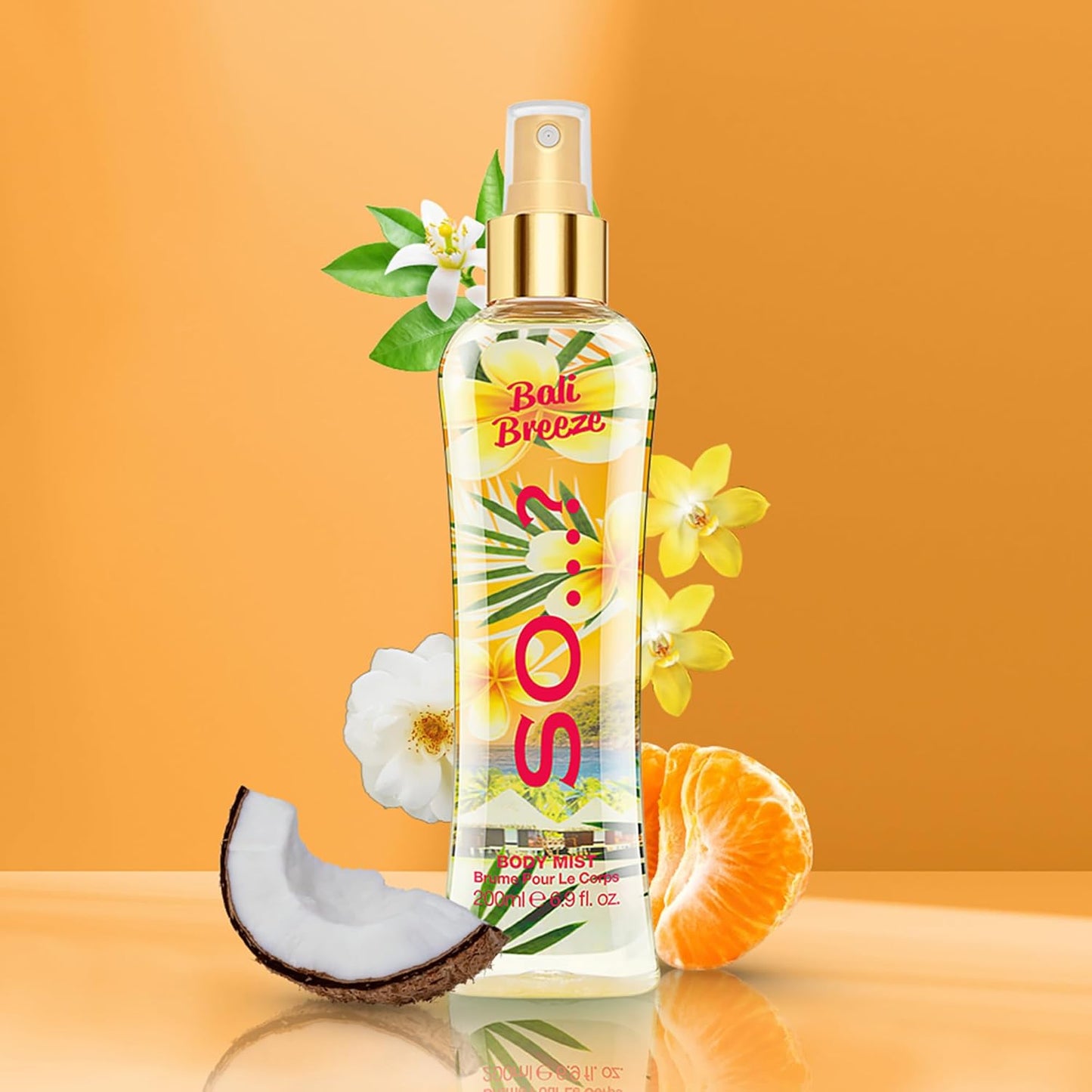 Bali Breeze Body Mist for Women - Refreshing Fragrance | 6.9 oz, Pack of 2