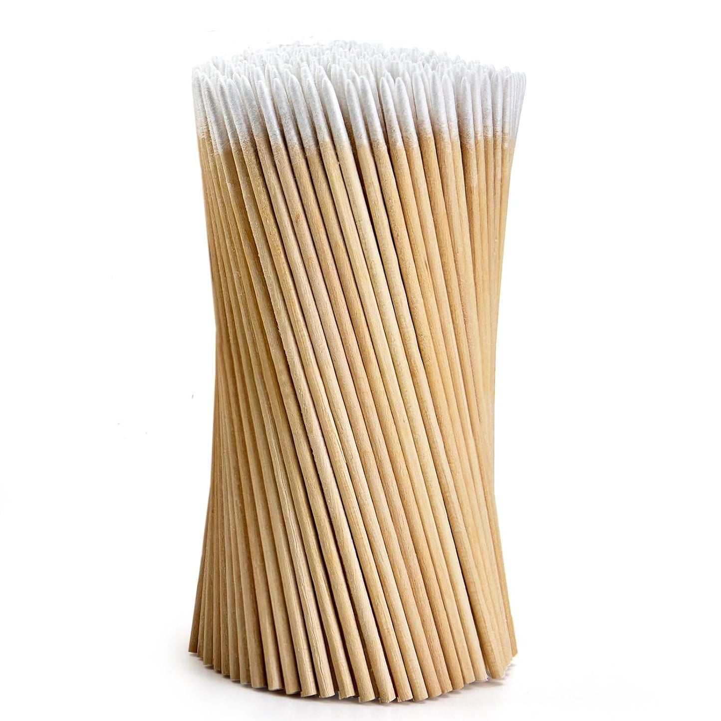 Pointed Cotton Swabs - Precision Microblading & Makeup Application | 200 Pcs with Wooden Sticks
