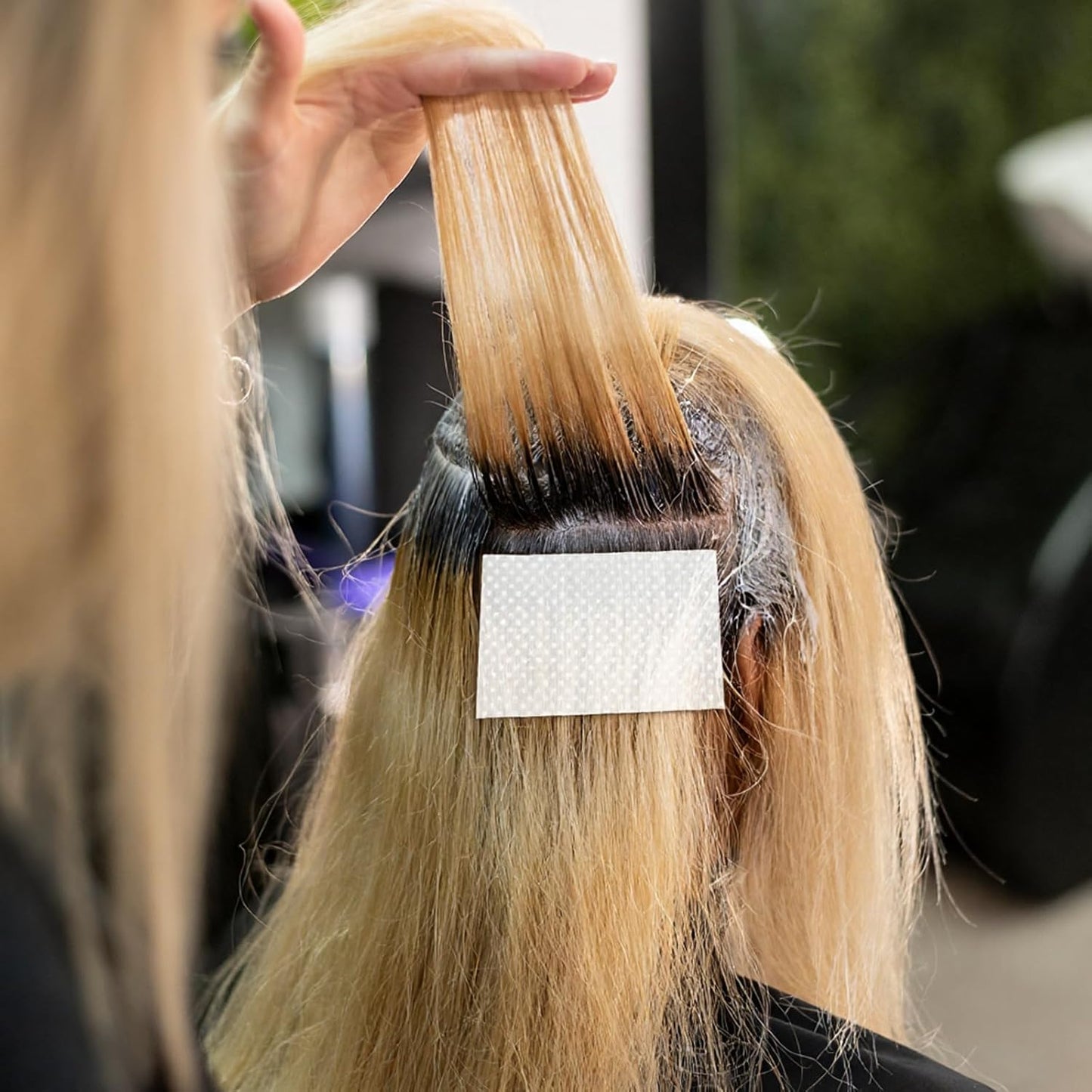 End Papers for Hair - 300 Pcs High-Temperature Perm Paper | Disposable Curling Tissue for Salon Use (White)