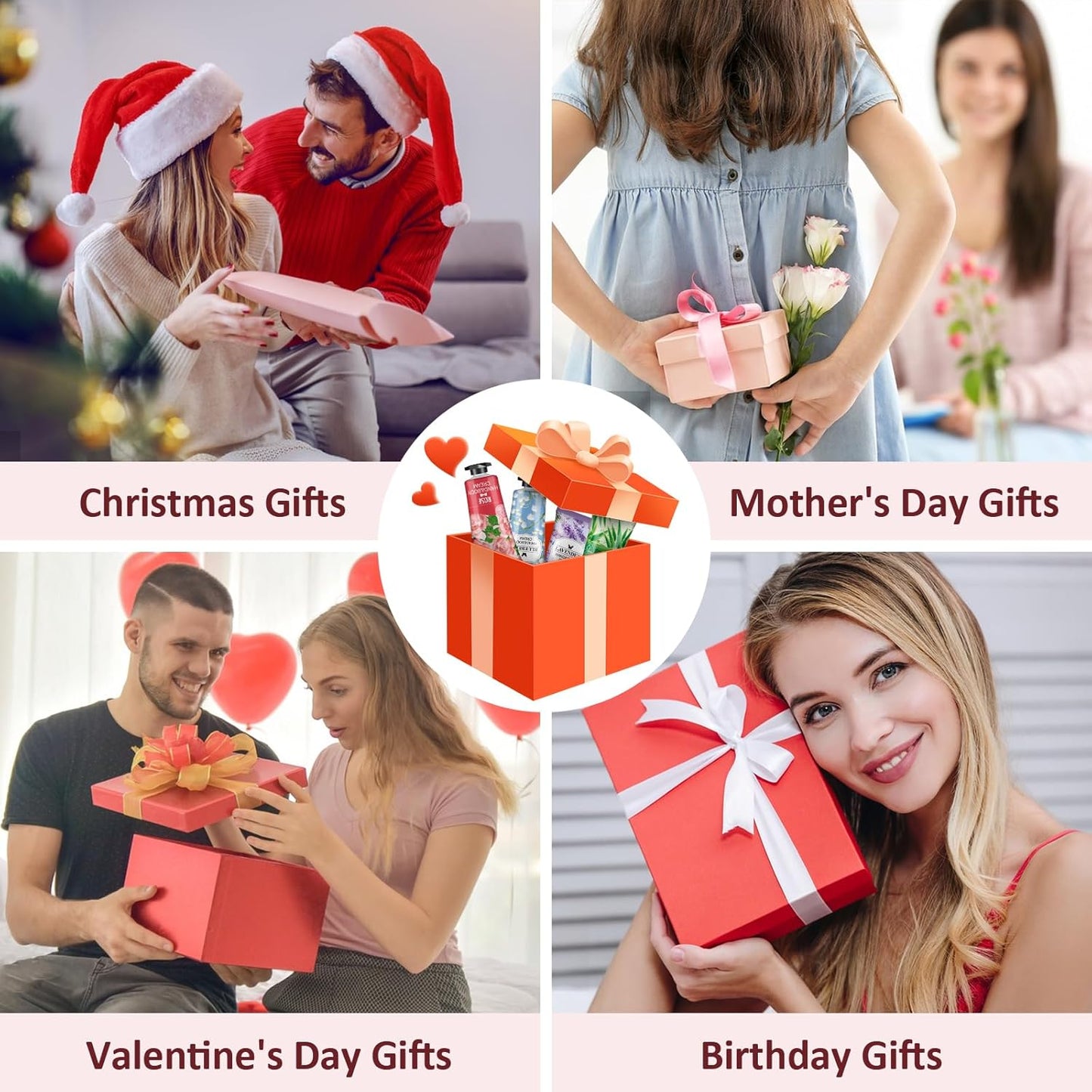 Hand Cream Gift Set - 12 Pack Mini Moisturizing Lotion for Dry Cracked Hands | Perfect Thank You & Teacher Gifts