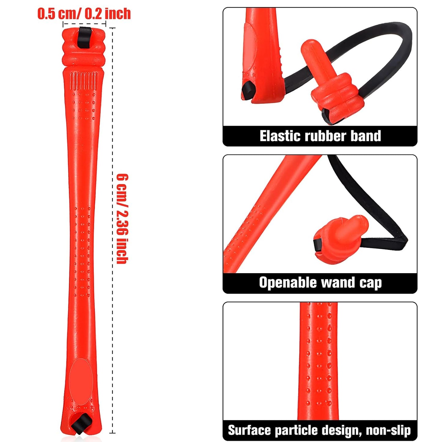 WILLBOND Hair Perm Rods - 84 Pieces Cold Wave Curling Rollers for Professional Hairdressing | 0.2 Inch, Red