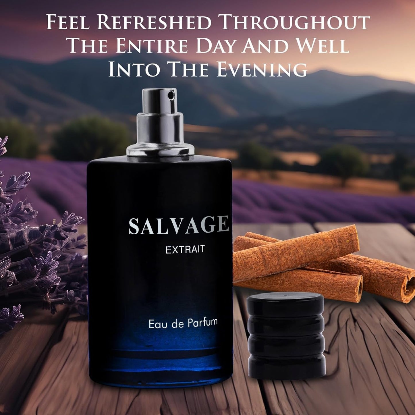 Extrait Eau De Parfum for Men - Grapefruit & Spices | Lavender & Wood Notes | 100ml Elegant Cologne for Everyday Wear