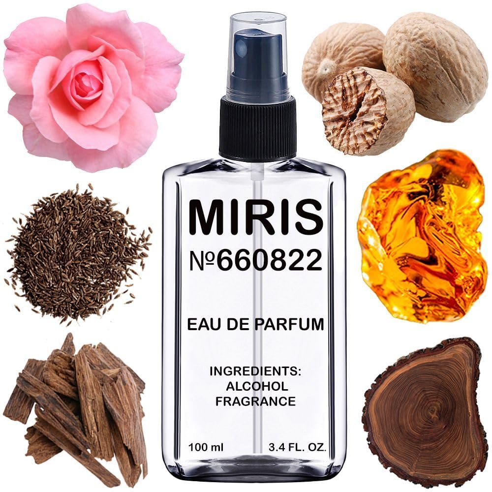 MIRIS Amber & Spices Eau de Parfum - Long-Lasting Unisex Fragrance | 3.4 Fl Oz / 100 ml