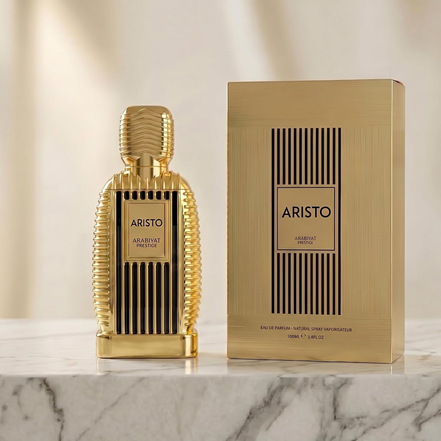 Aristo Eau De Parfum | Citrus Woody Vanilla Fragrance for Men & Women - 3.4 Fl Oz